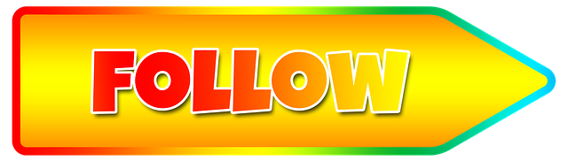 Une photo d'un panneau de signalisation affichant le mot "Follow".